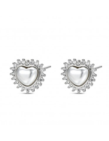 Pendientes Corazón de Perla...