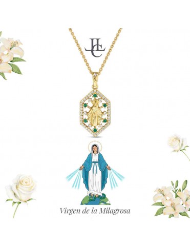 Collar Medalla Virgen...