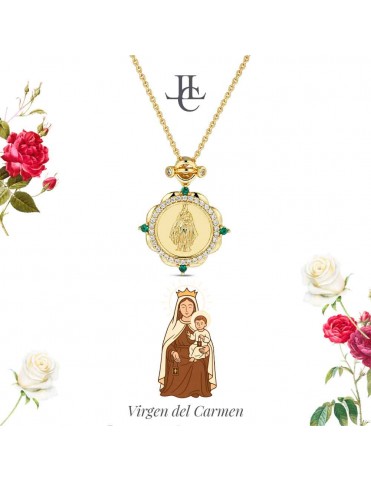 Collar Medalla Virgen del...
