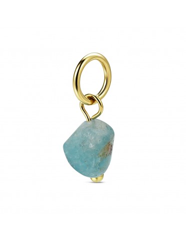 Charm Piedra Azul de Acero...