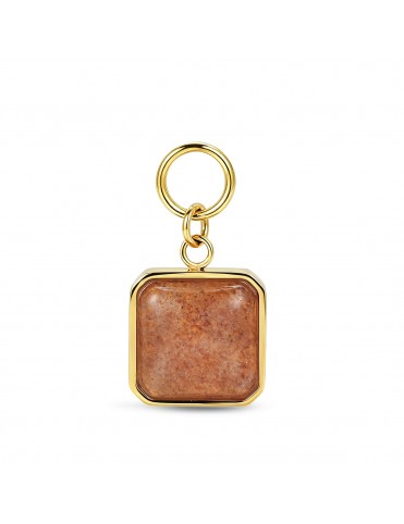 Charm Cuadrado con Piedra...