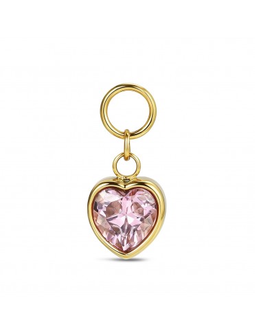 Charm Corazón con Circonita...
