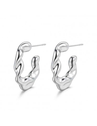 Pendientes Aro Ondulado de...