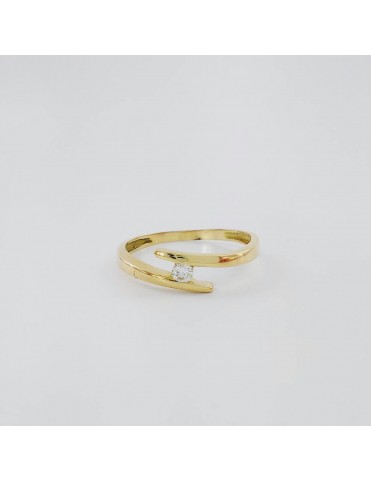 Solitario de Oro Amarillo...