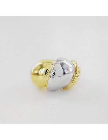 Anillo de Oro Bicolor 18K...