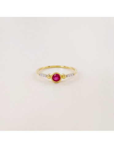 Anillo de Oro Amarillo 18K...