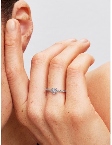 Anillo Pandora Timeless Estrella Brillante en Pavé Talla 56 194959C01-56