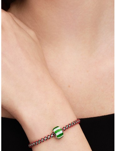 Charm Pandora Moments Cristal de Murano Caramelo Verde 735071C02