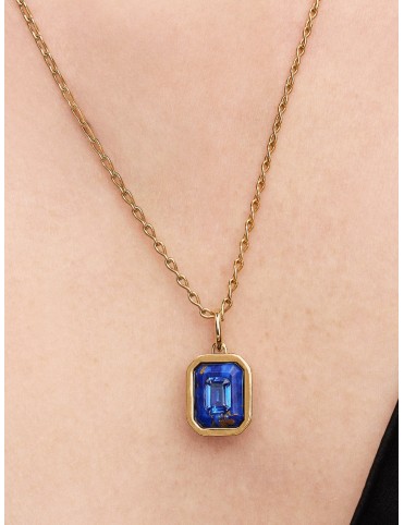 Charm Pandora Moments Colgante Hexágono Azul 765035C01