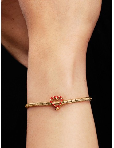Charm Pandora Moments Corazón Bastones de Caramelo 765063C01