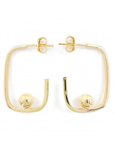 Pendientes de Aro Cuadrado...
