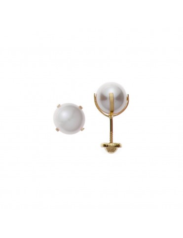 Pendientes de Perla 5 mm en...