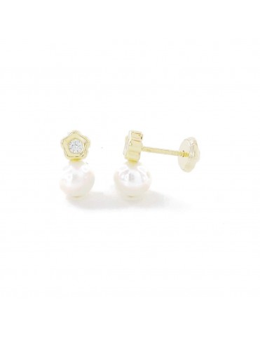 Pendientes Flor de Oro...