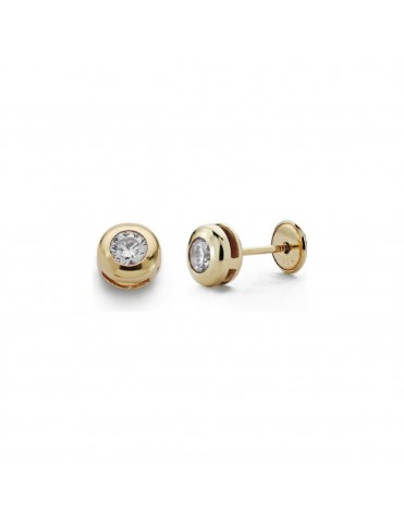 Pendientes Chatón de Oro...