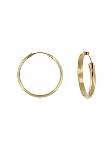 Pendientes de Aro Liso de...