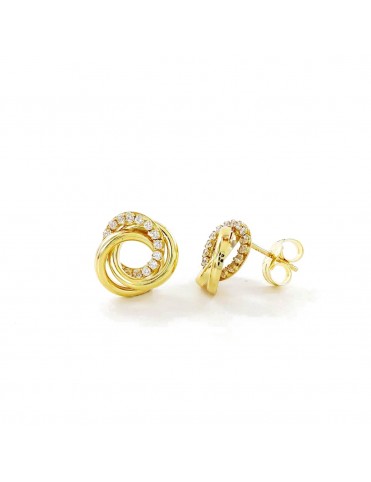 Pendientes Nudo de Oro...