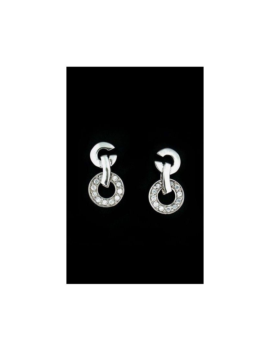 PENDIENTE PLATA CIRCONITAS ES2325