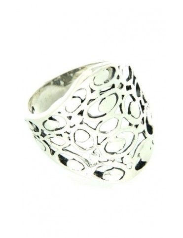 ANILLO SORTIJA PLATA LABRADA BYZ8801