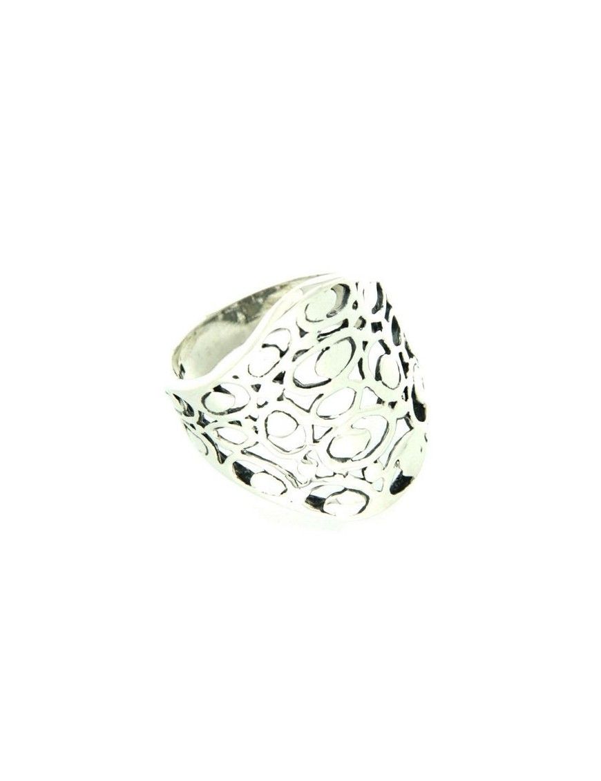 ANILLO SORTIJA PLATA LABRADA BYZ8801