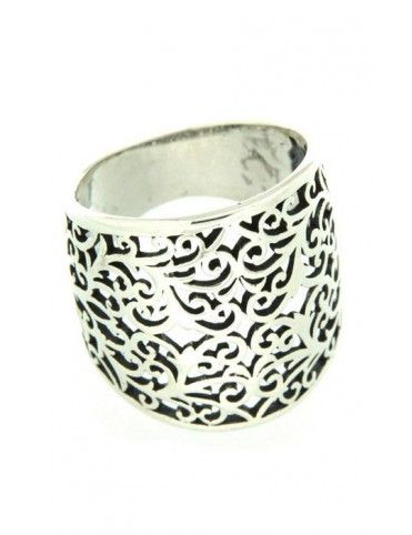 ANILLO SORTIJA PLATA LABRADA BYZ8779