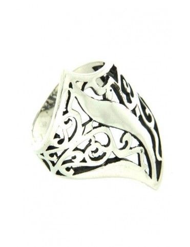 ANILLO SORTIJA PLATA LABRADA BYZ8783