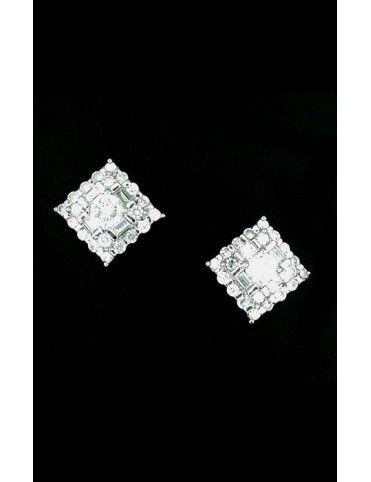 PENDIENTE PLATA CIRCONITAS E3946