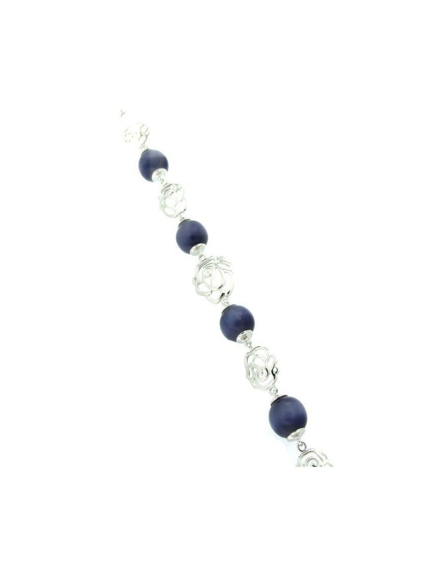 PULSERA PLATA OJO GATO SB0115