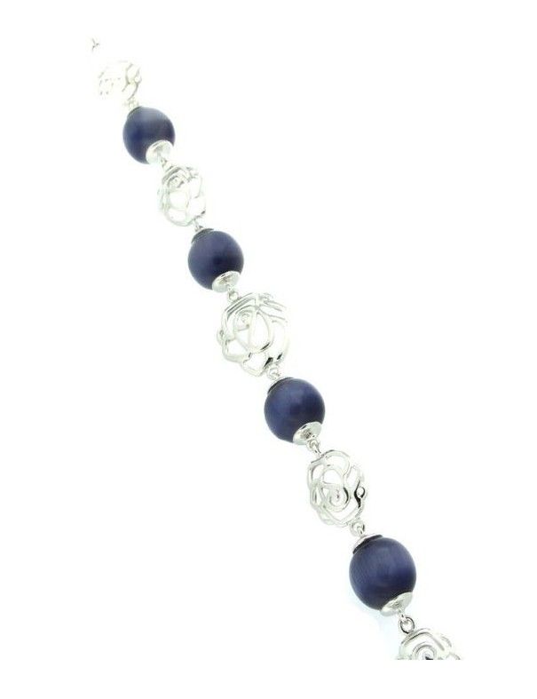 PULSERA PLATA OJO GATO SB0115