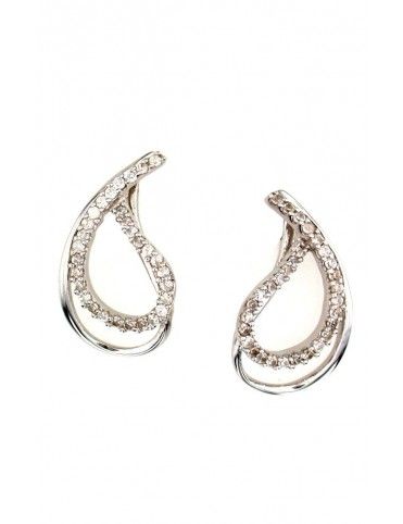 PENDIENTE PLATA CIRCONITAS E3545