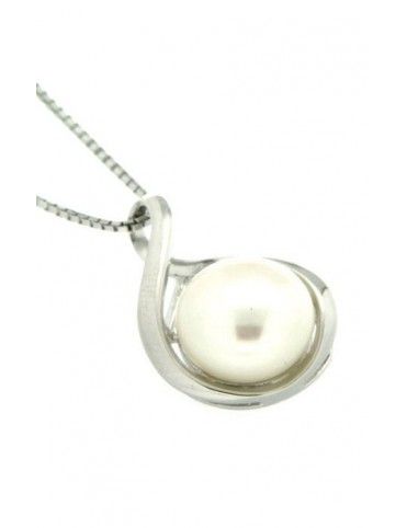 COLLAR PLATA PERLA HBP1902/CHAIN