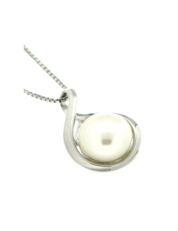 COLLAR PLATA PERLA HBP1902/CHAIN