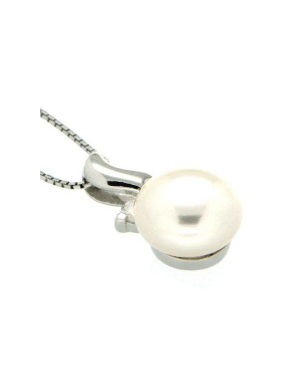 COLLAR PLATA PERLA CIRCONITAS HBP1045/CHAIN