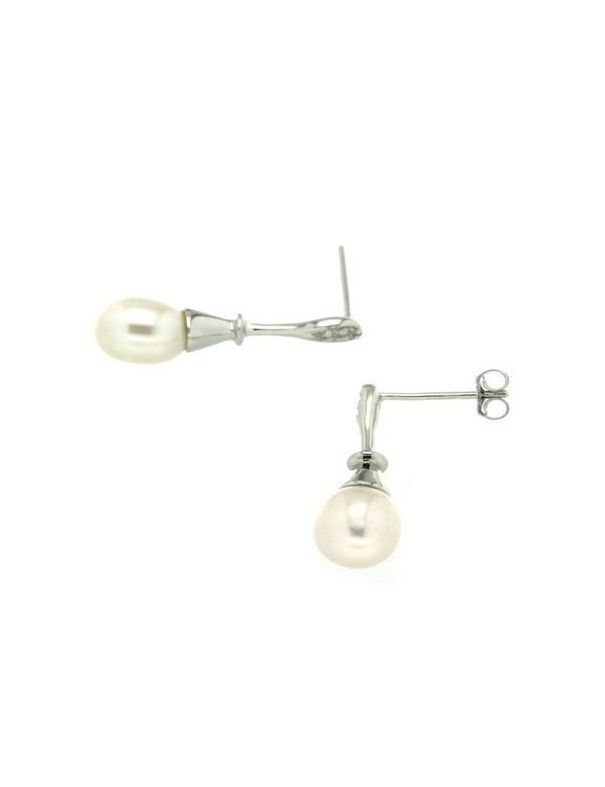 PENDIENTES PLATA PERLA CIRCONITAS HBE1768