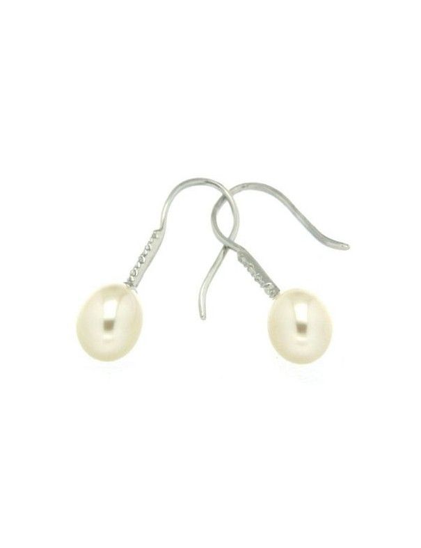 PENDIENTES PLATA PERLAS CIRCONITAS HBE0879