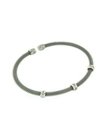 PULSERA PLATA CIRCONITAS BRAGST-001ZIRC