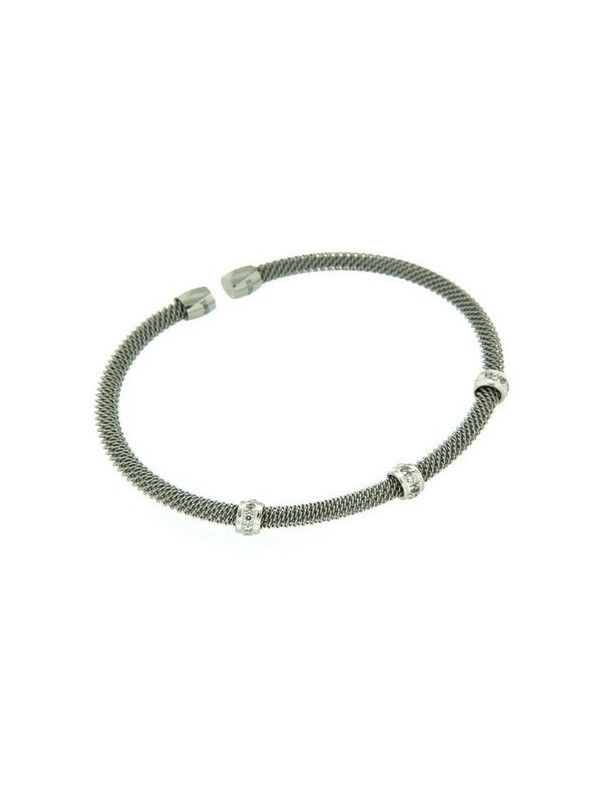 PULSERA PLATA CIRCONITAS BRAGST-001ZIRC
