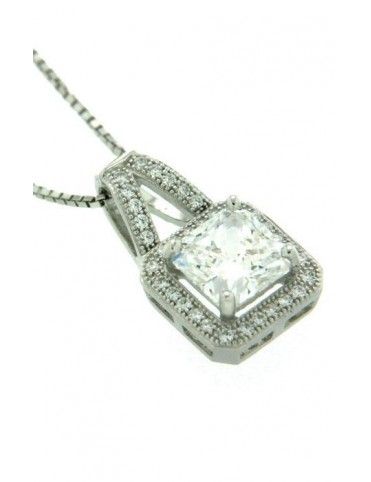 COLLAR PLATA CIRCONITAS PV30336W/CHAIN