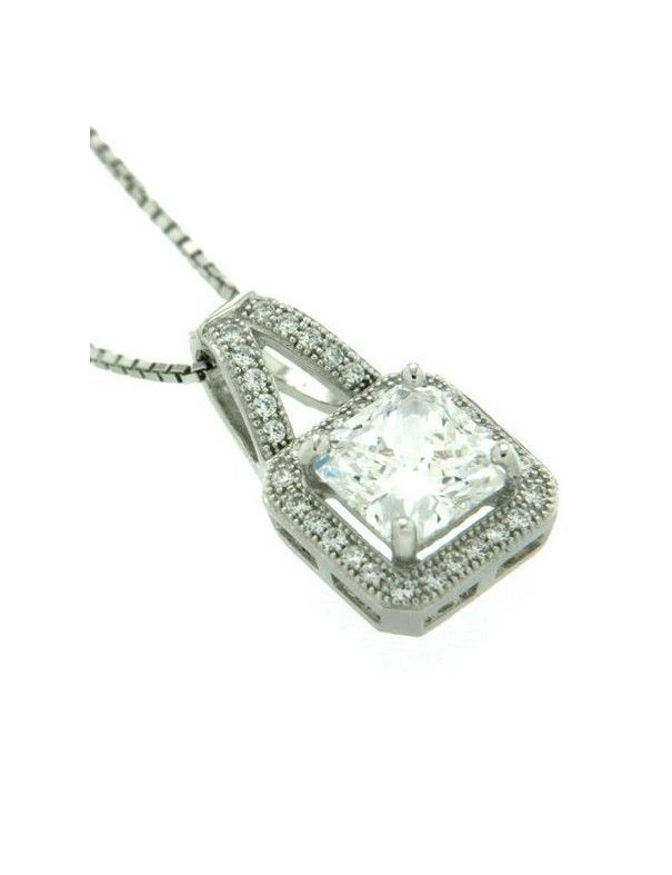 COLLAR PLATA CIRCONITAS PV30336W/CHAIN