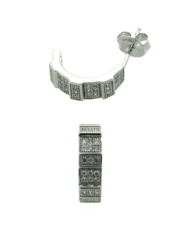 PENDIENTE PLATA 66 CIRCONITAS PV20360W