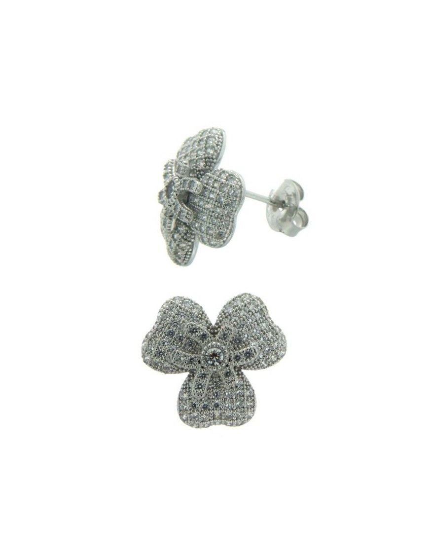 PENDIENTE PLATA 246 CIRCONITAS PV20689W