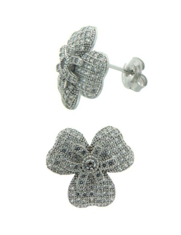 PENDIENTE PLATA 246 CIRCONITAS PV20689W