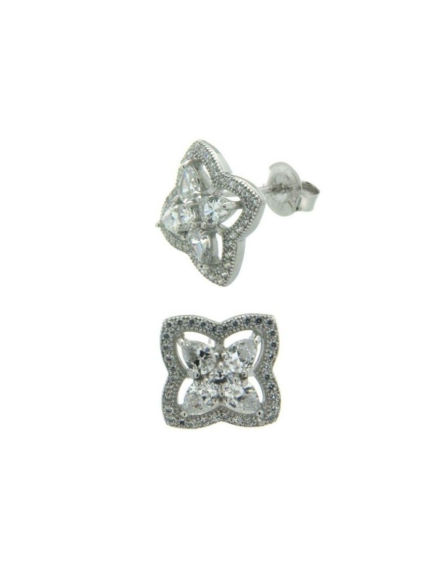 PENDIENTE PLATA 82 CIRCONITAS PV20647W