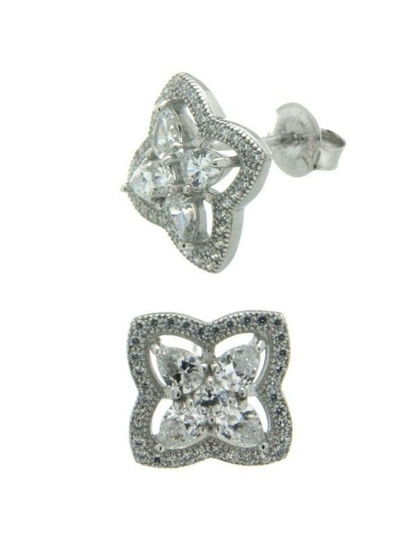 PENDIENTE PLATA 82 CIRCONITAS PV20647W