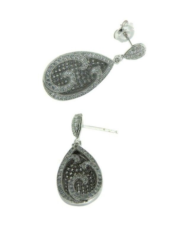 PENDIENTE PLATA 306 CIRCONITAS PV20686W