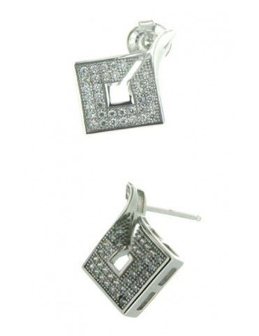 PENDIENTE PLATA 72 CIRCONITAS PV20190W