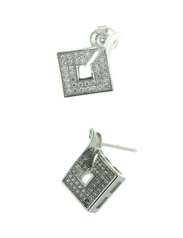 PENDIENTE PLATA 72 CIRCONITAS PV20190W