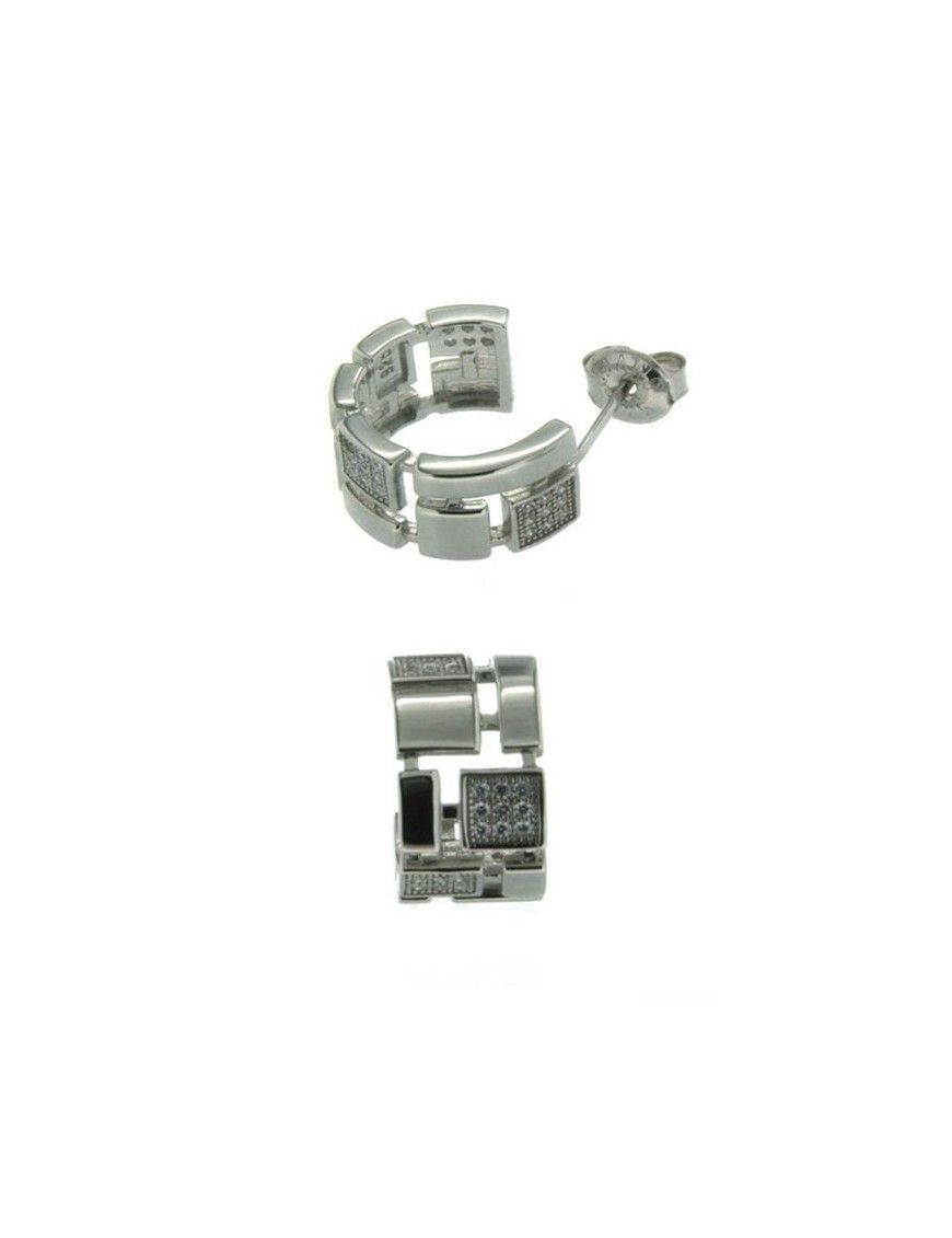 PENDIENTE PLATA 60 CIRCONITAS PC20572W