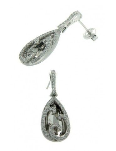 PENDIENTE PLATA 102 CIRCONITAS PV20770W