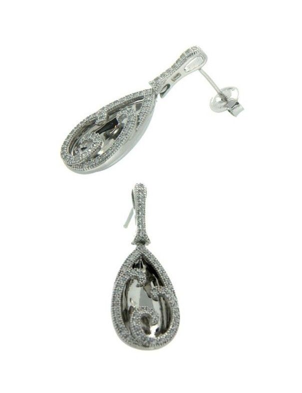 PENDIENTE PLATA 102 CIRCONITAS PV20770W