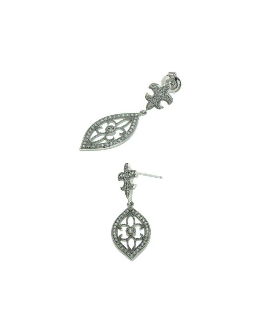 PENDIENTE PLATA 88 CIRCONITAS PV20849W